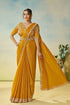ODYSSEY YELLOW SILK READY TO WEAR SAREE