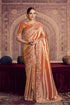 AARADHYA RUST RED ZARI SILK SAREE